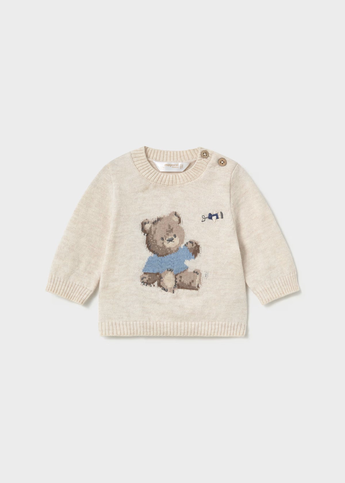 Camisola jacqard para bebé menino, mayoral