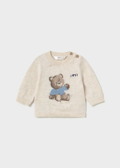 Camisola jacqard para bebé menino, mayoral