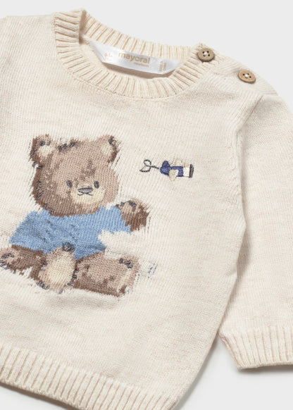 Camisola jacqard para bebé menino, mayoral