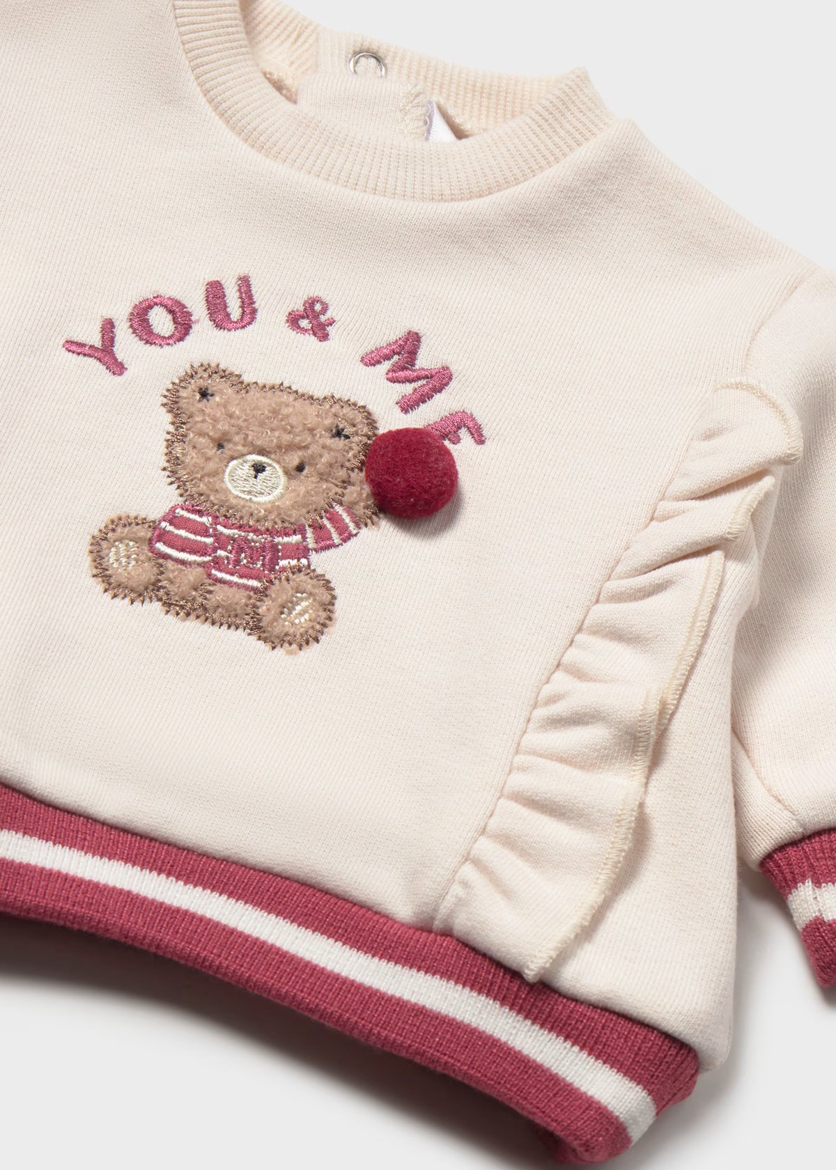 Sweat bordada para menina bebé, mayoral