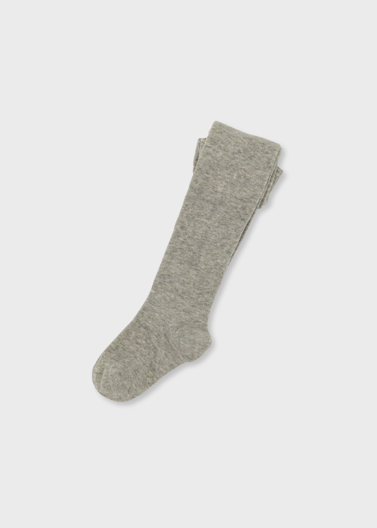 Collant liso cinza claro