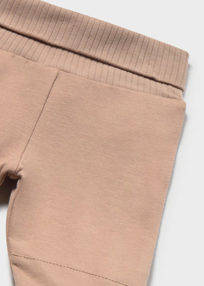 Conjunto de camisola trespasse e calça com pés e gorro para bebé recém nascido, mayoral