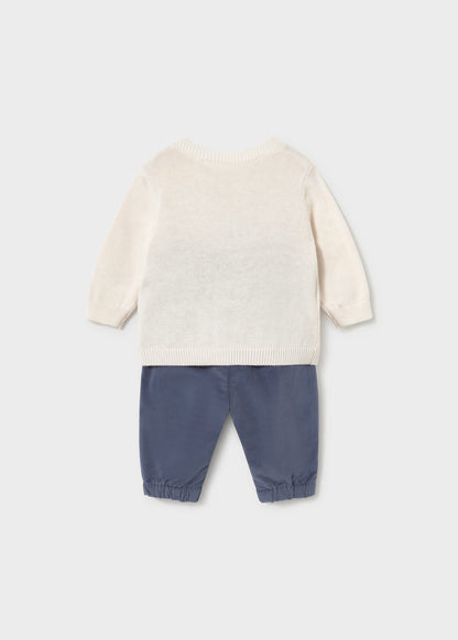 Conjunto de calças e camisola para bebé menino, mayoral