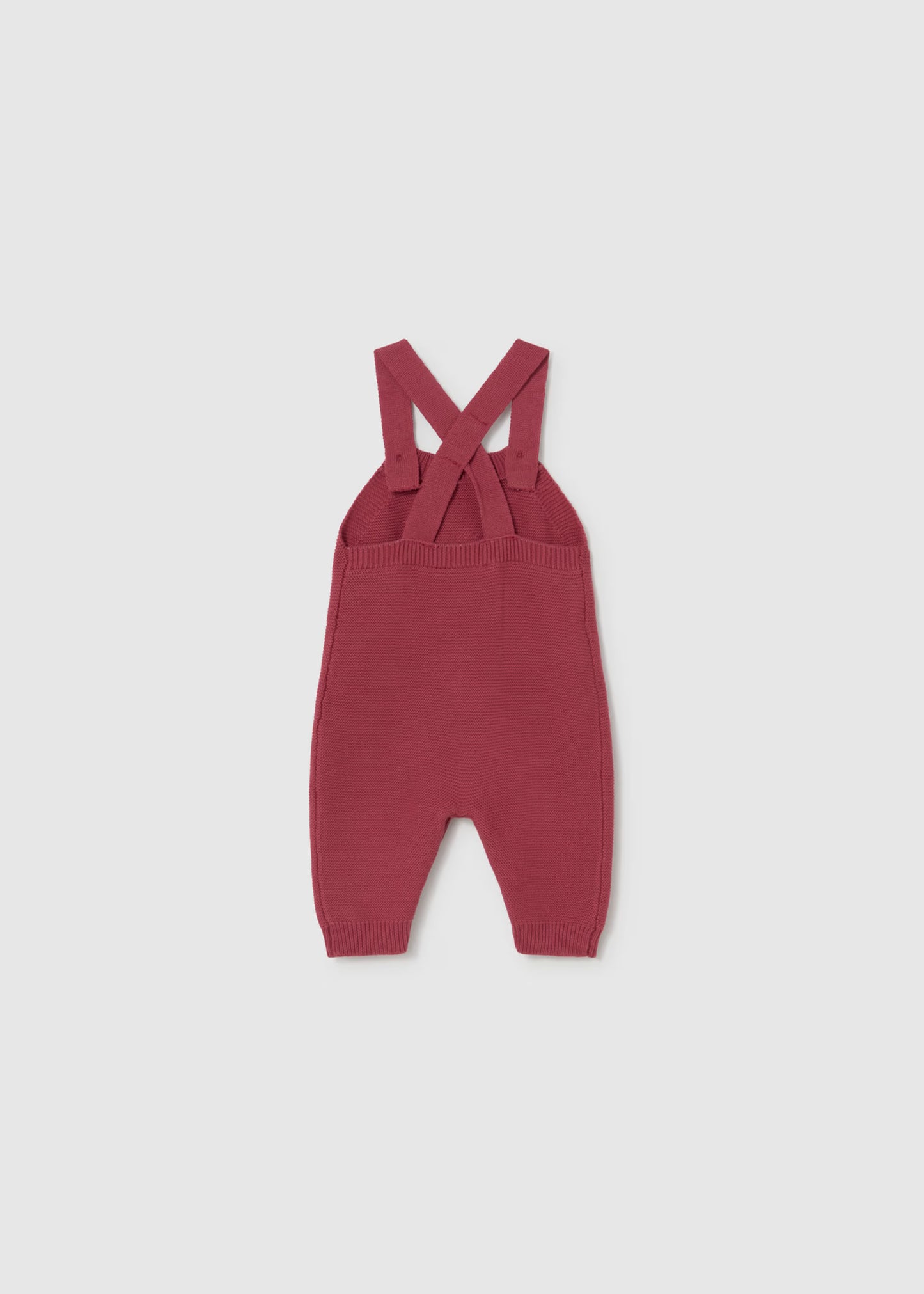 Conjunto 3 peças, blusa e jardineira com casaco em malha, recém nascido