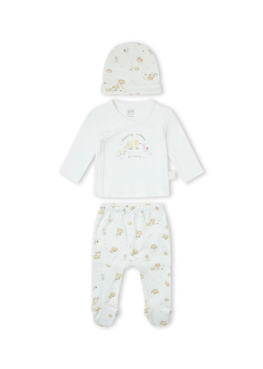 Conjunto recém nascido de algodão