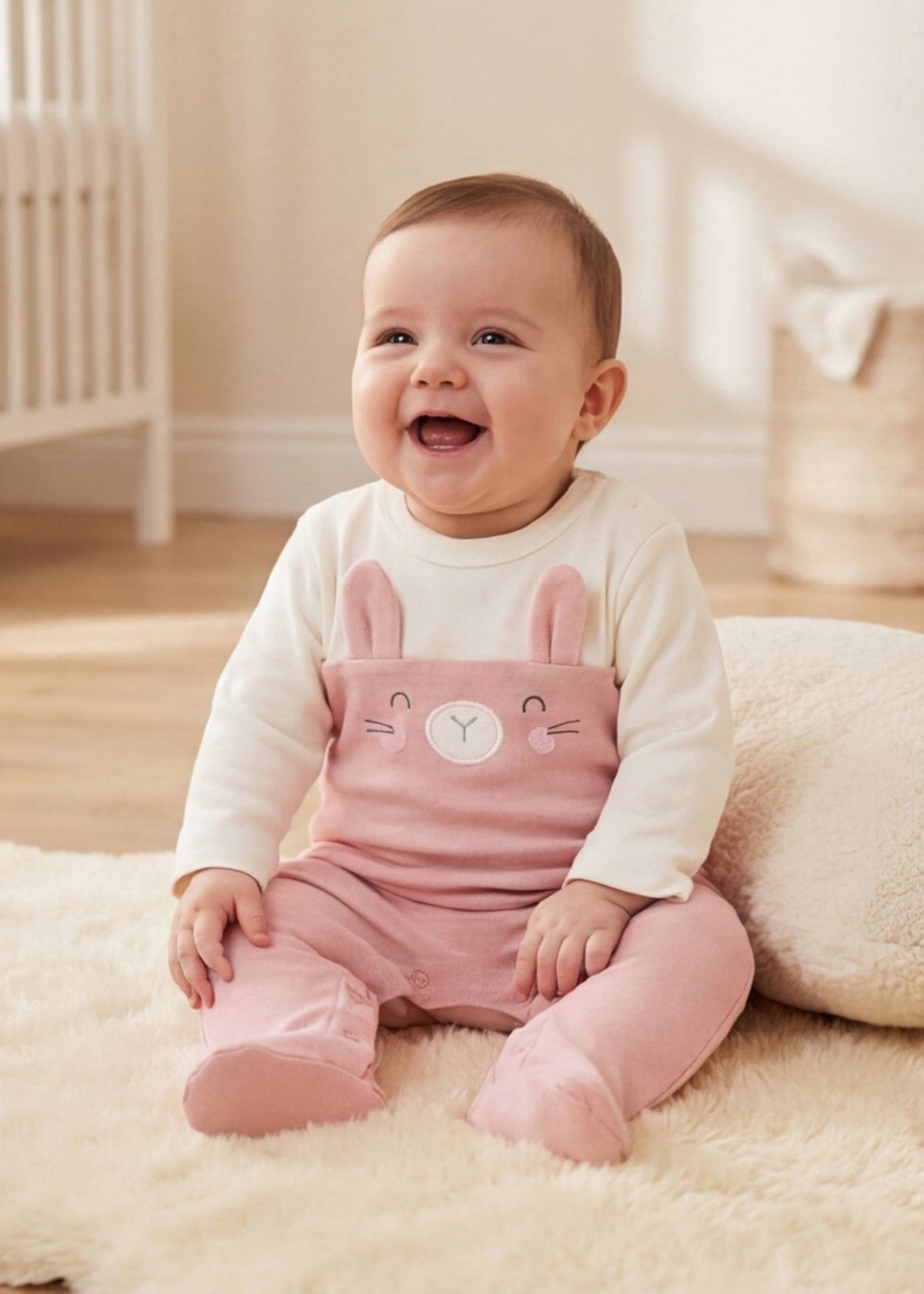 Babygrow de veludo para recém nascida