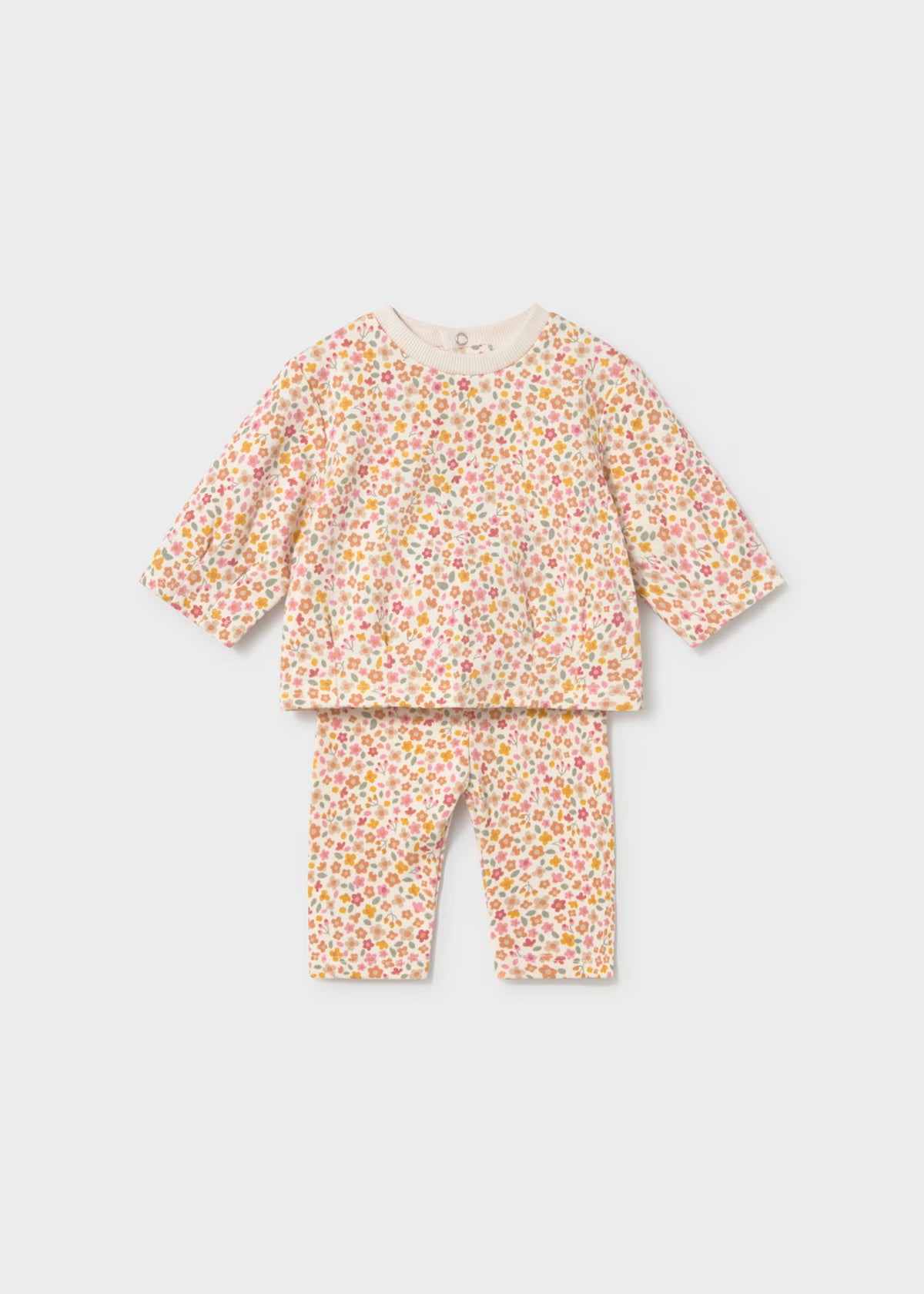 Pack de 2 conjuntos de camisola e legging para recém nascida