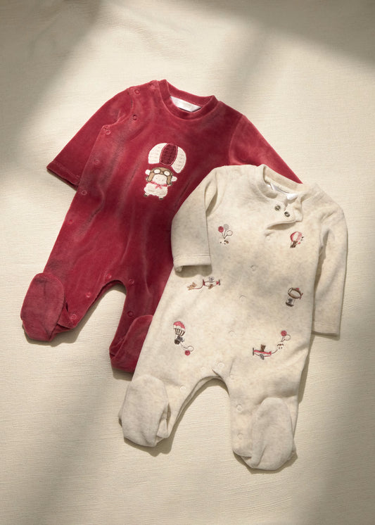 Pack 2 babygrows recém nascido