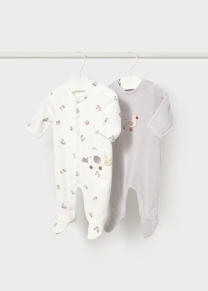 Pack 2 babygrows recém nascido