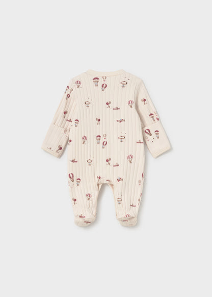 Babygrow de algodão com pés, mayoral