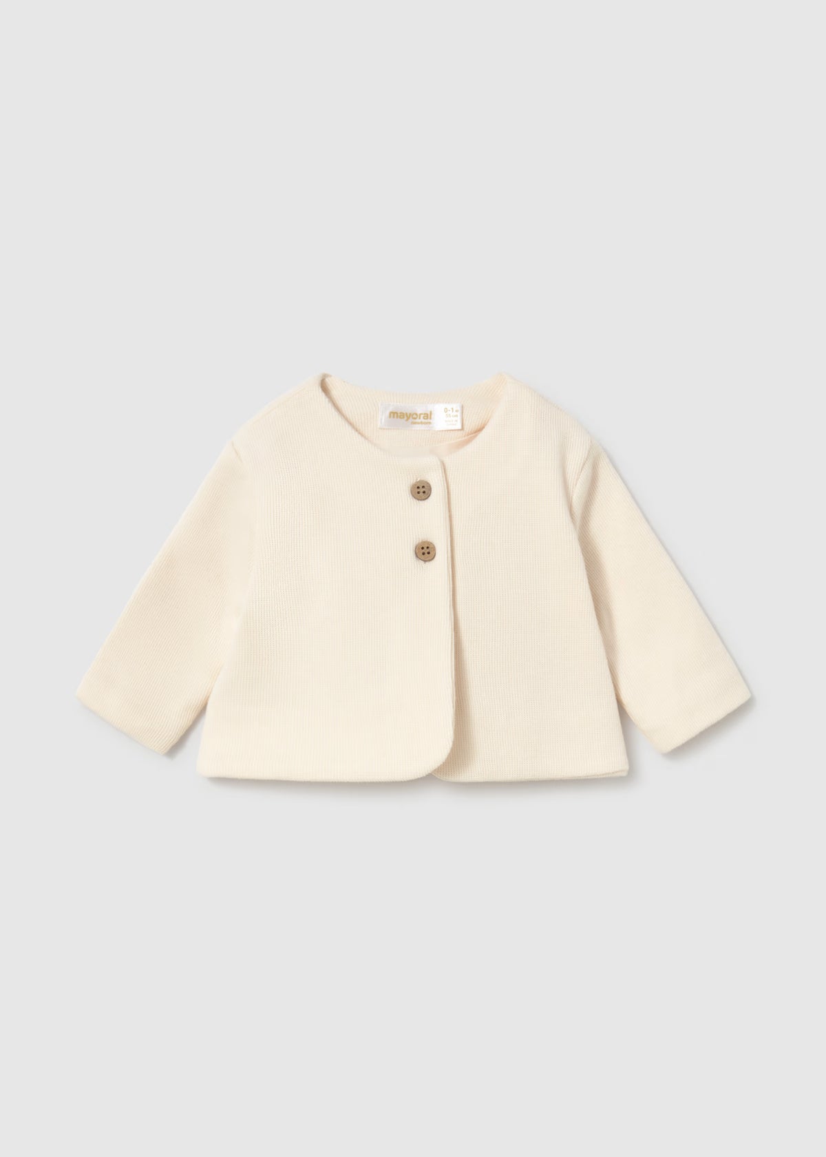 Conjunto 3 peças saia, blusa e casaco de recém nascida