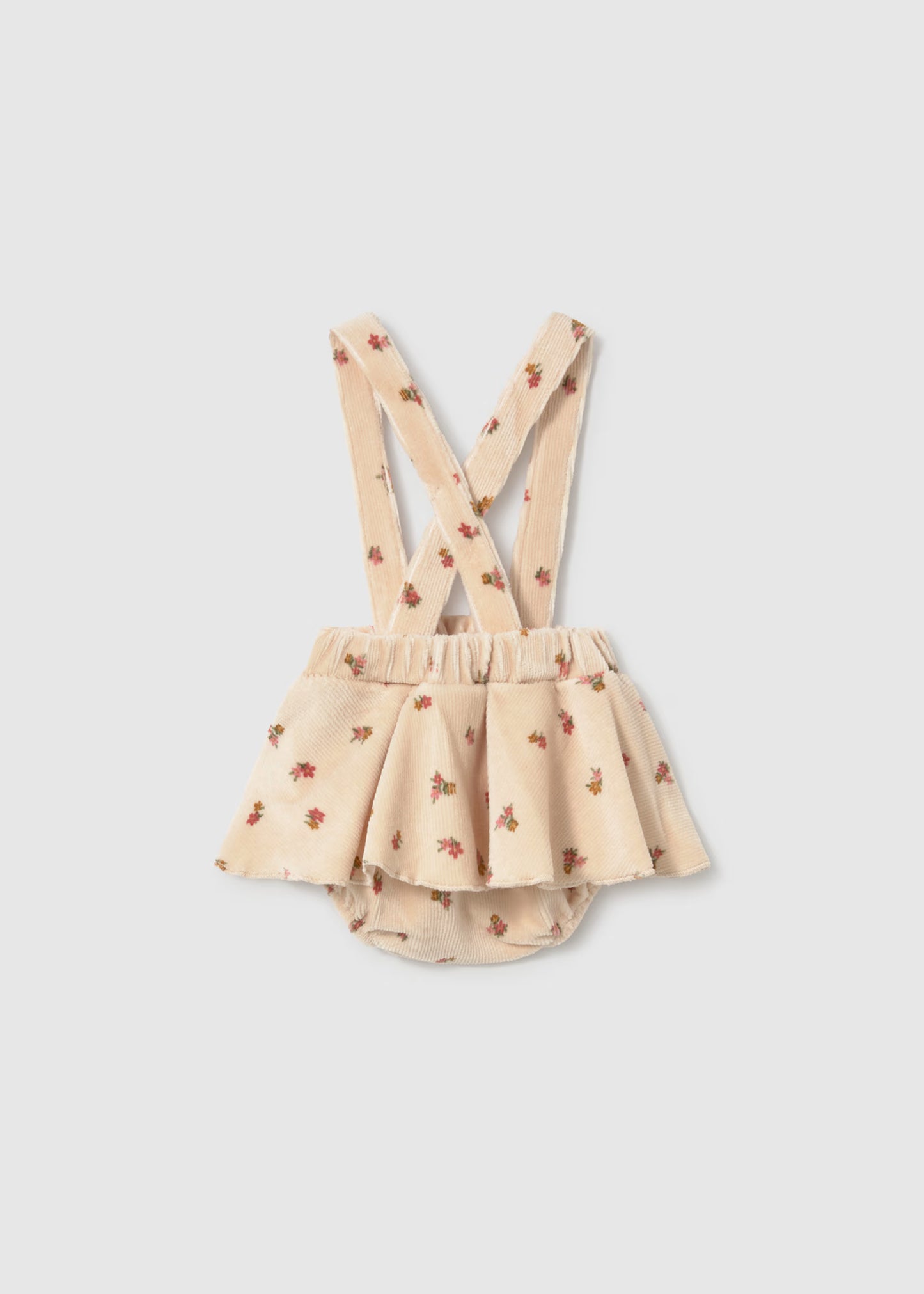 Conjunto 3 peças saia, blusa e casaco de recém nascida