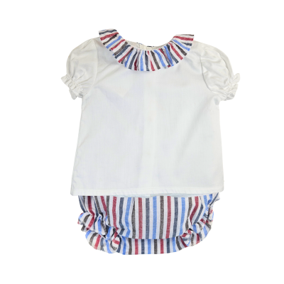 Blusa e tapa fralda recém nascida