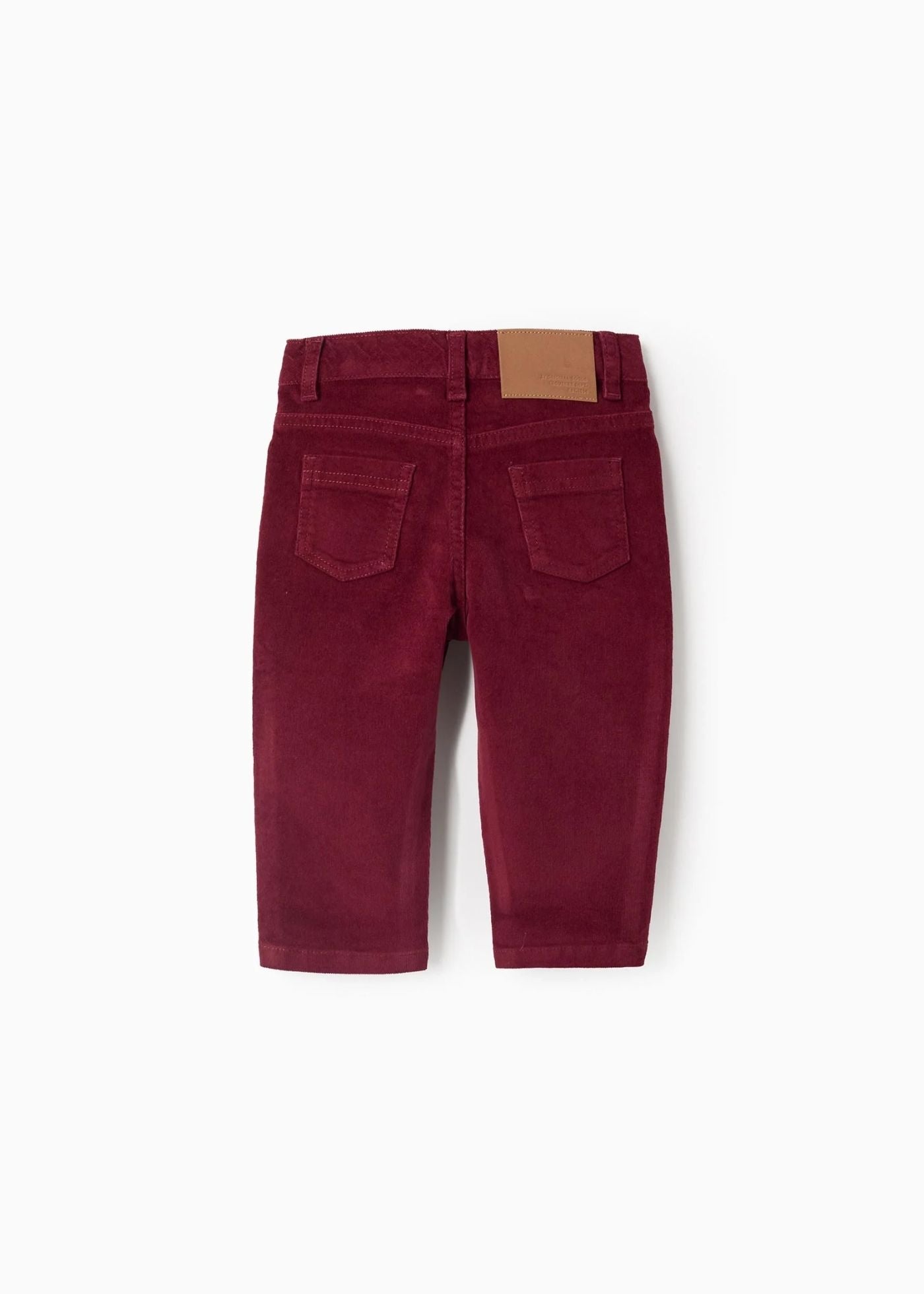 Calças de Bombazine para Bebé Menino, Vermelho