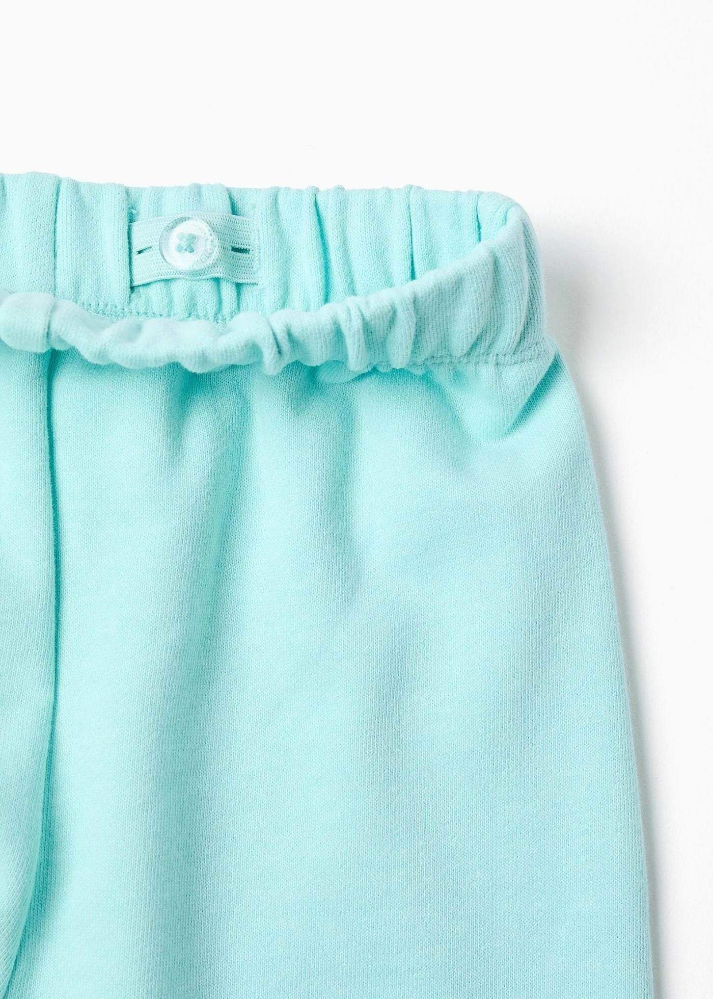 Casaco corta-vento com capuz e forro para bebé menina, azul-turquesa