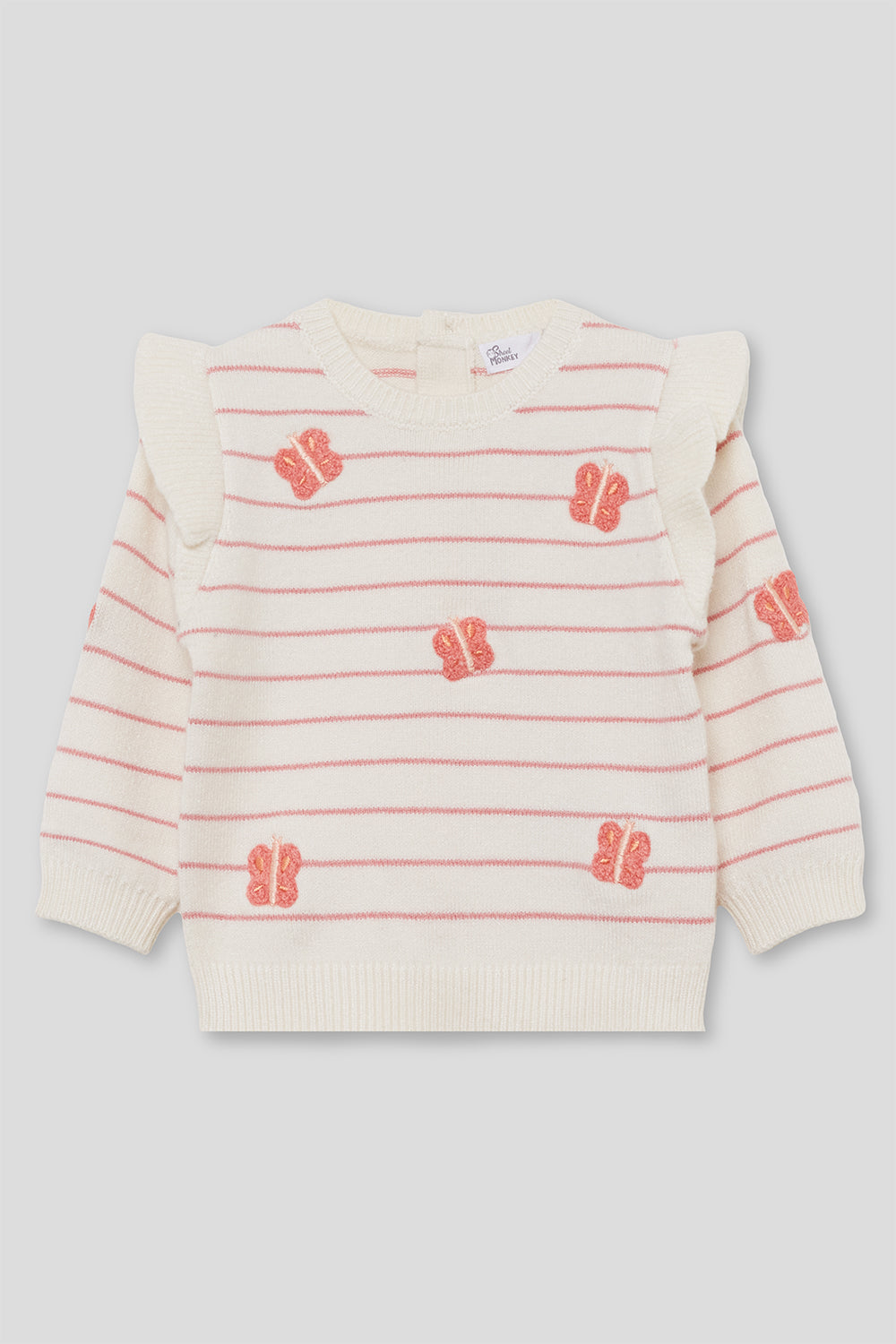 Camisola de malha de bebé menina