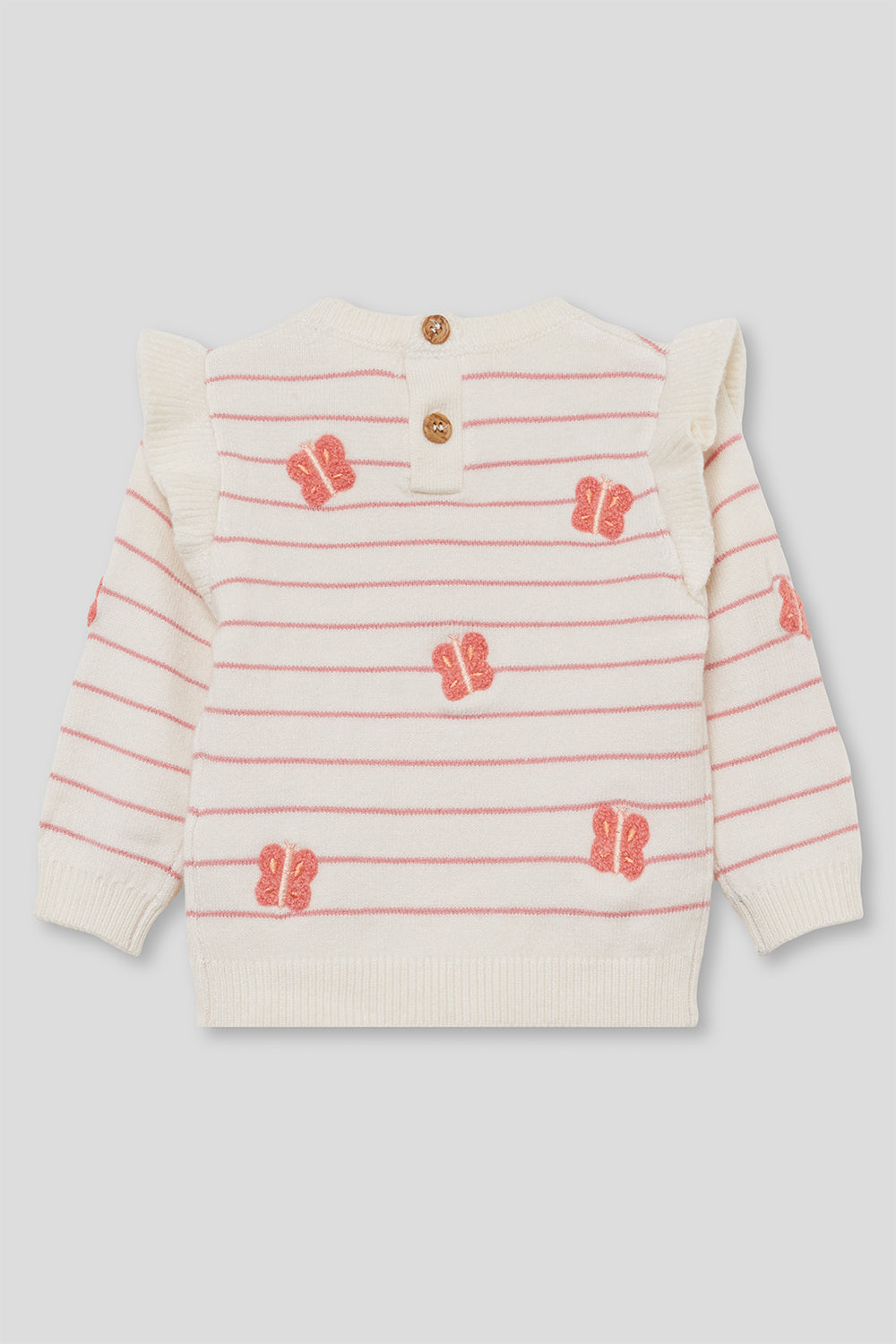 Camisola de malha de bebé menina