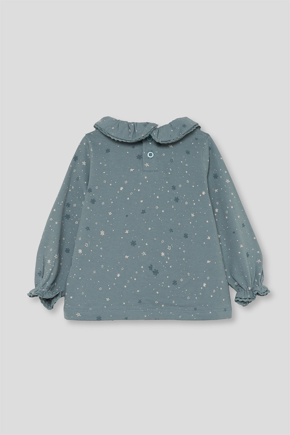 Camisola com gola de bebé menina