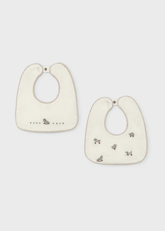 Pack 2 babetes impermeáveis de bebé