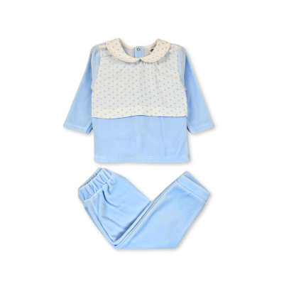 Camisola e calça de veludo