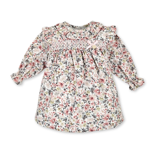 Vestido de bebé com Flores