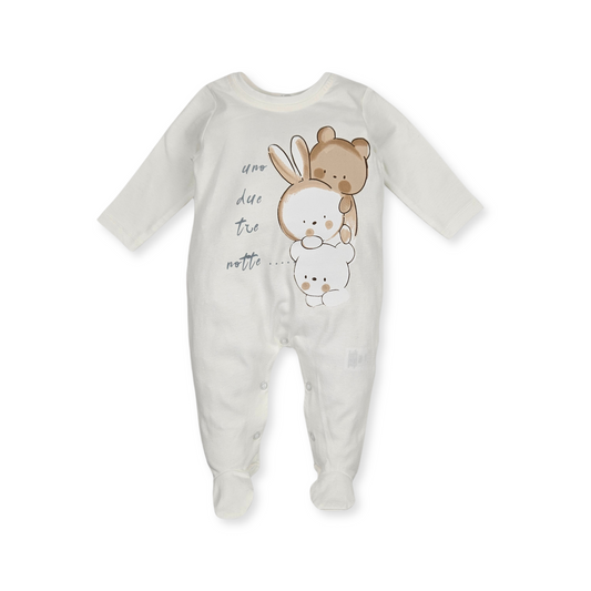 Babygrow algodão de manga comprida