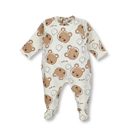 Babygrow em algodão de manga comprida