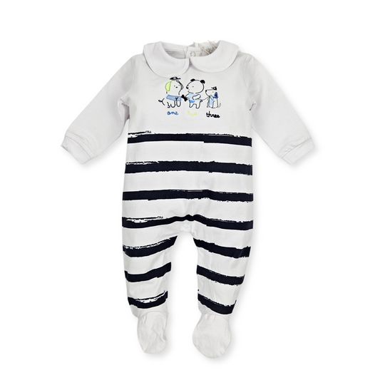 Babygrow algodão de manga comprida