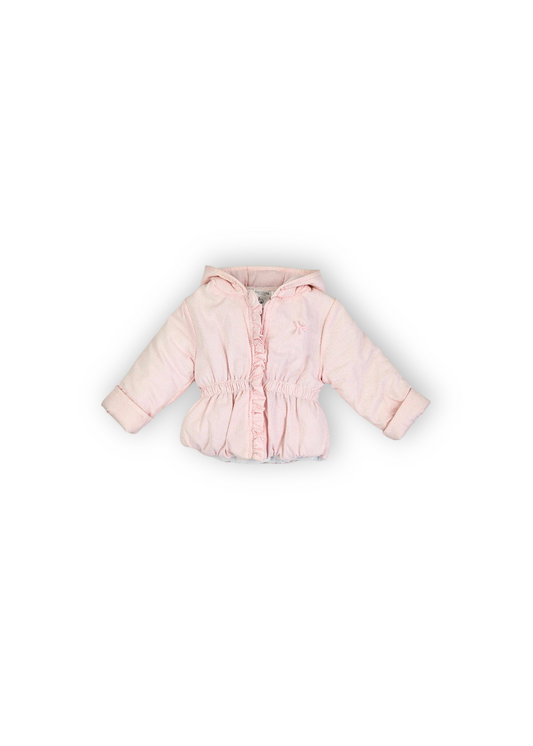 Casaco Acolchoado Cor de Rosa