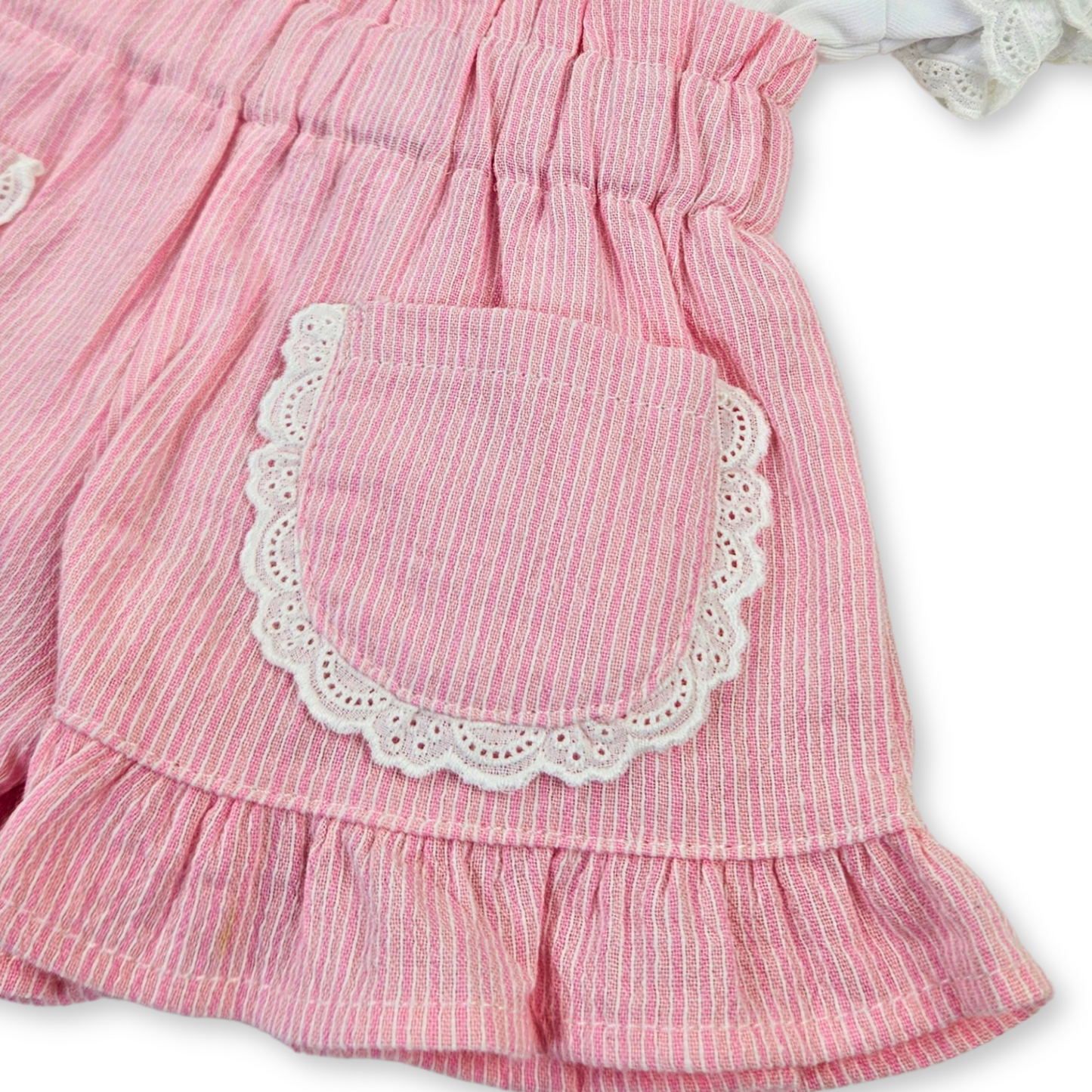 Conjunto de menina, camisola e calção