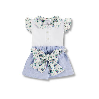 Conjunto de menina T-shirt e calção