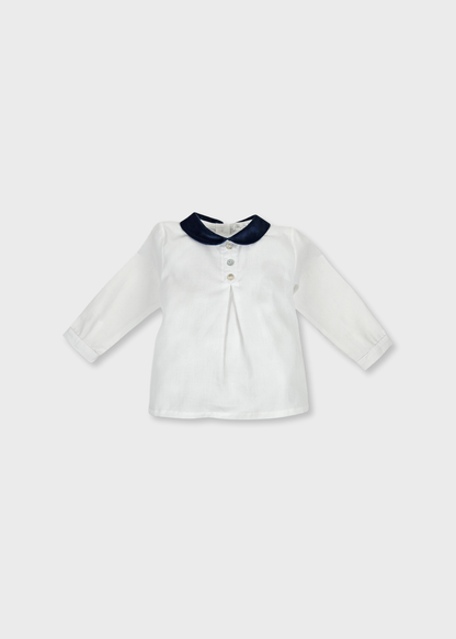 Conjunto Camisa e Tapa Fralda em Veludo