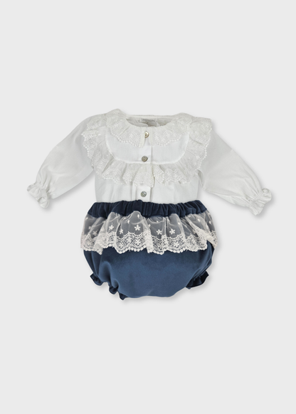 Conjunto de Camisa e Tapa Fralda