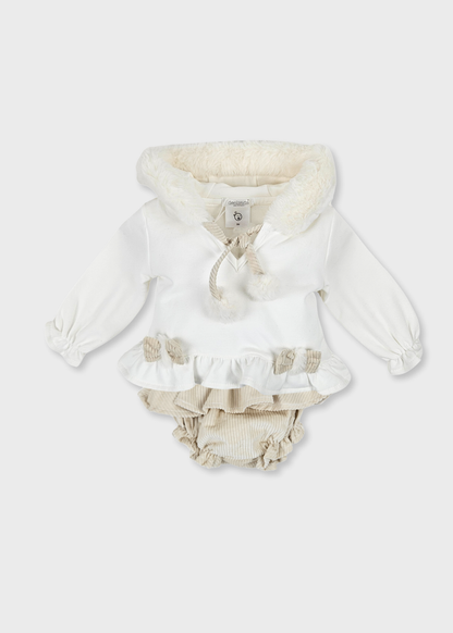 Conjunto cardado de menina