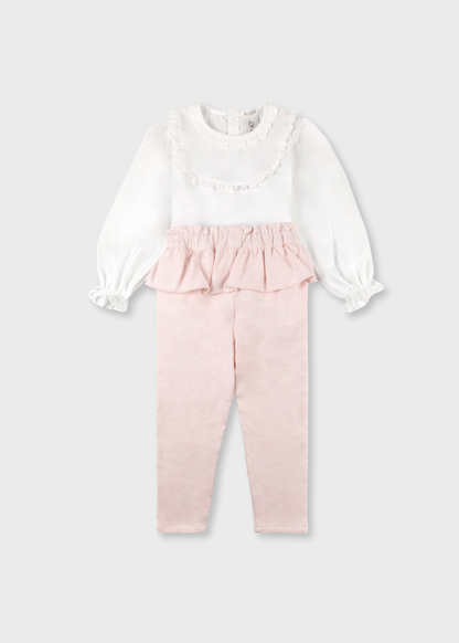 Camisola e Calças cor de rosa