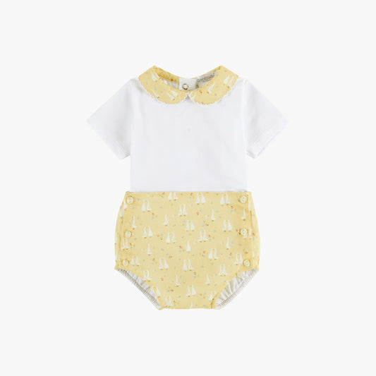 Conjunto camisola e tapa fralda