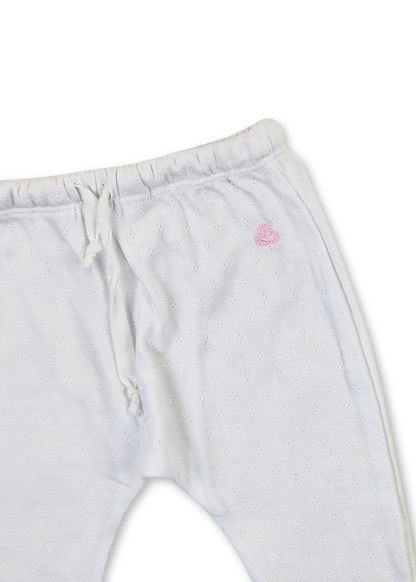 Conjunto em Algodão Branco