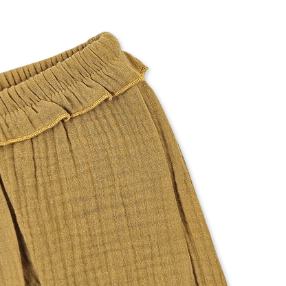Conjunto de camisola e calça em algodão orgânico