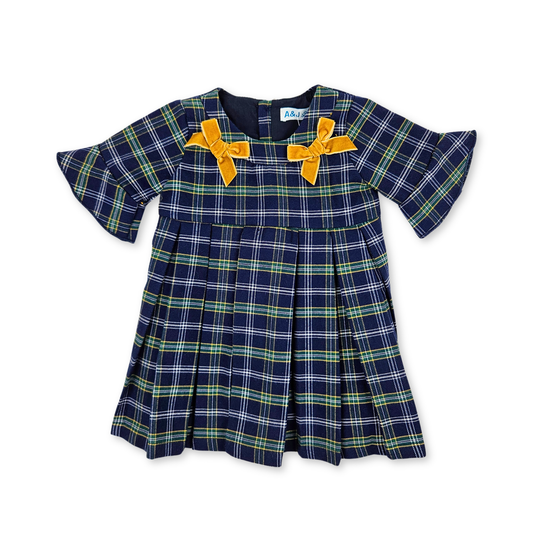 Vestido de bebé ao Xadrez