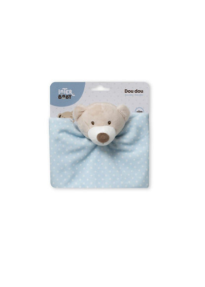 Doudou ursinho azul bebé interbaby