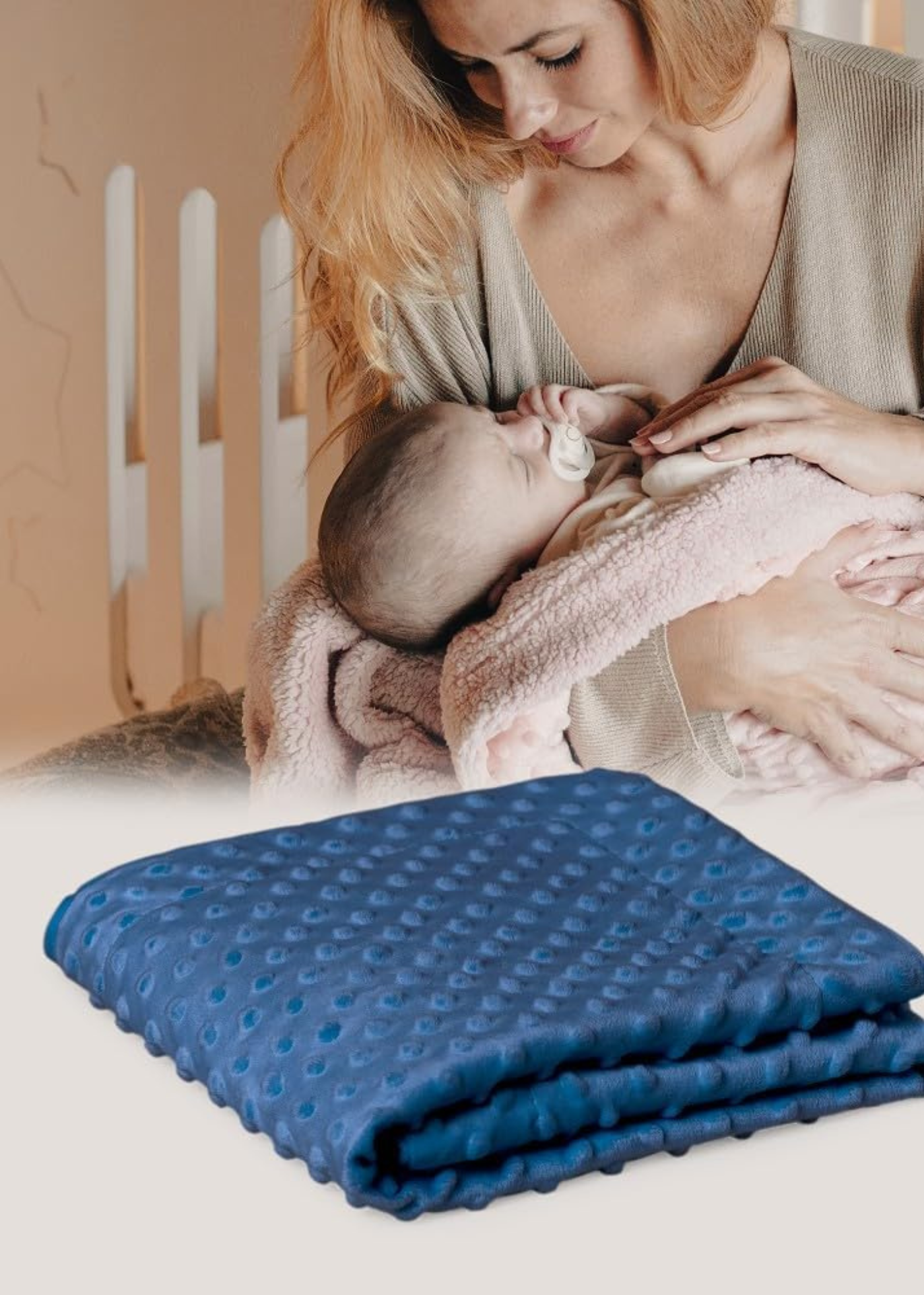 Pack Manta e Doudou Azul Marinho