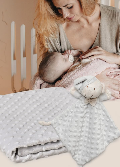 Pack Manta e Doudou Cinzento