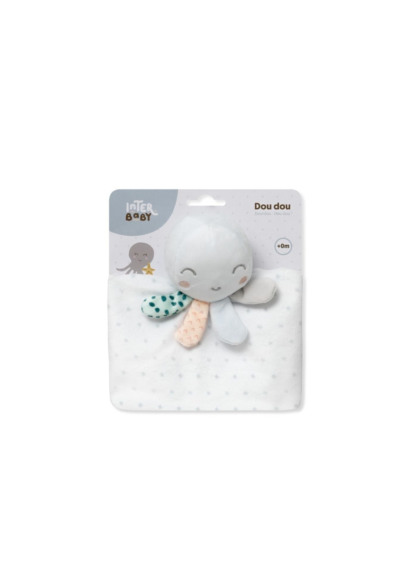 Doudou polvo cinzento interbaby