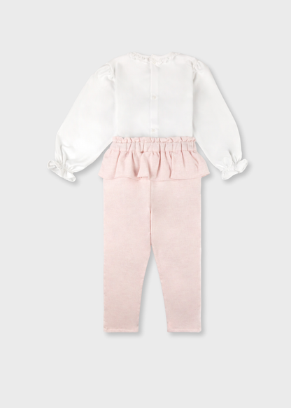Camisola e Calças cor de rosa