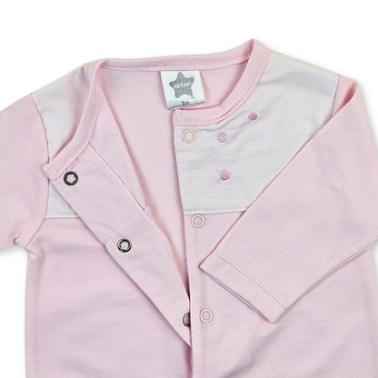 Babygrow para bebé menina em algodão