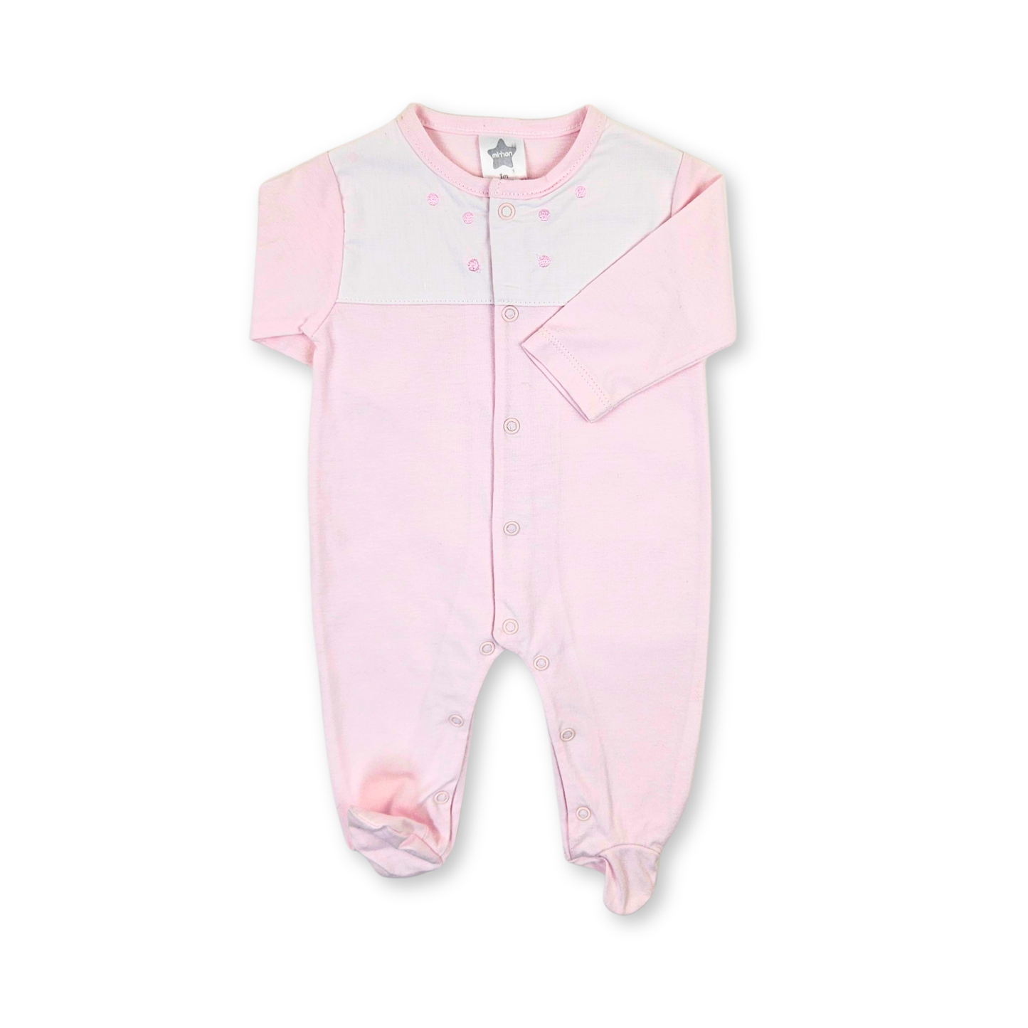 Babygrow para bebé menina em algodão
