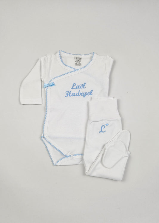 Pack bordado personalizado - bodie e collant