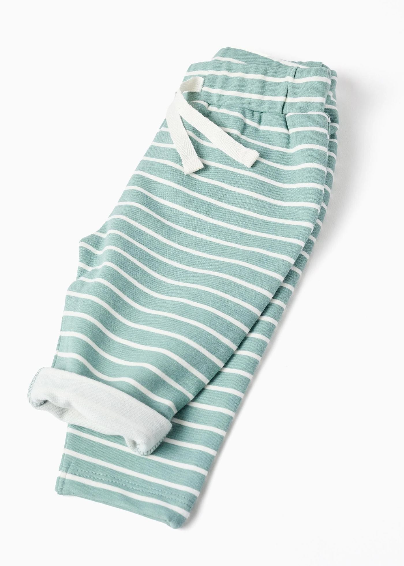 Sweat com estampado do Tigre + calças para recém-nascido, verde-claro