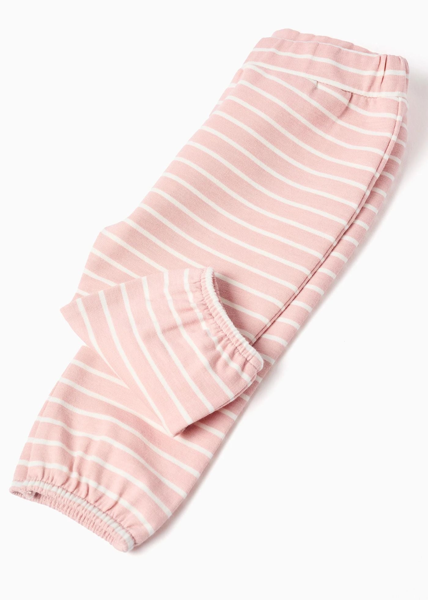 Sweat com estampado do Pooh + calças para recém-nascida, rosa-claro