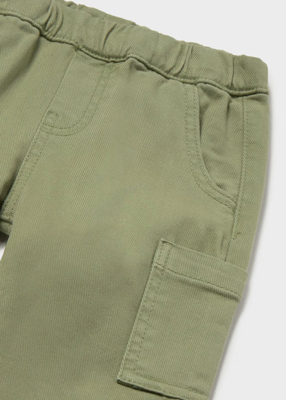 Calça jogger verde para menino, mayoral